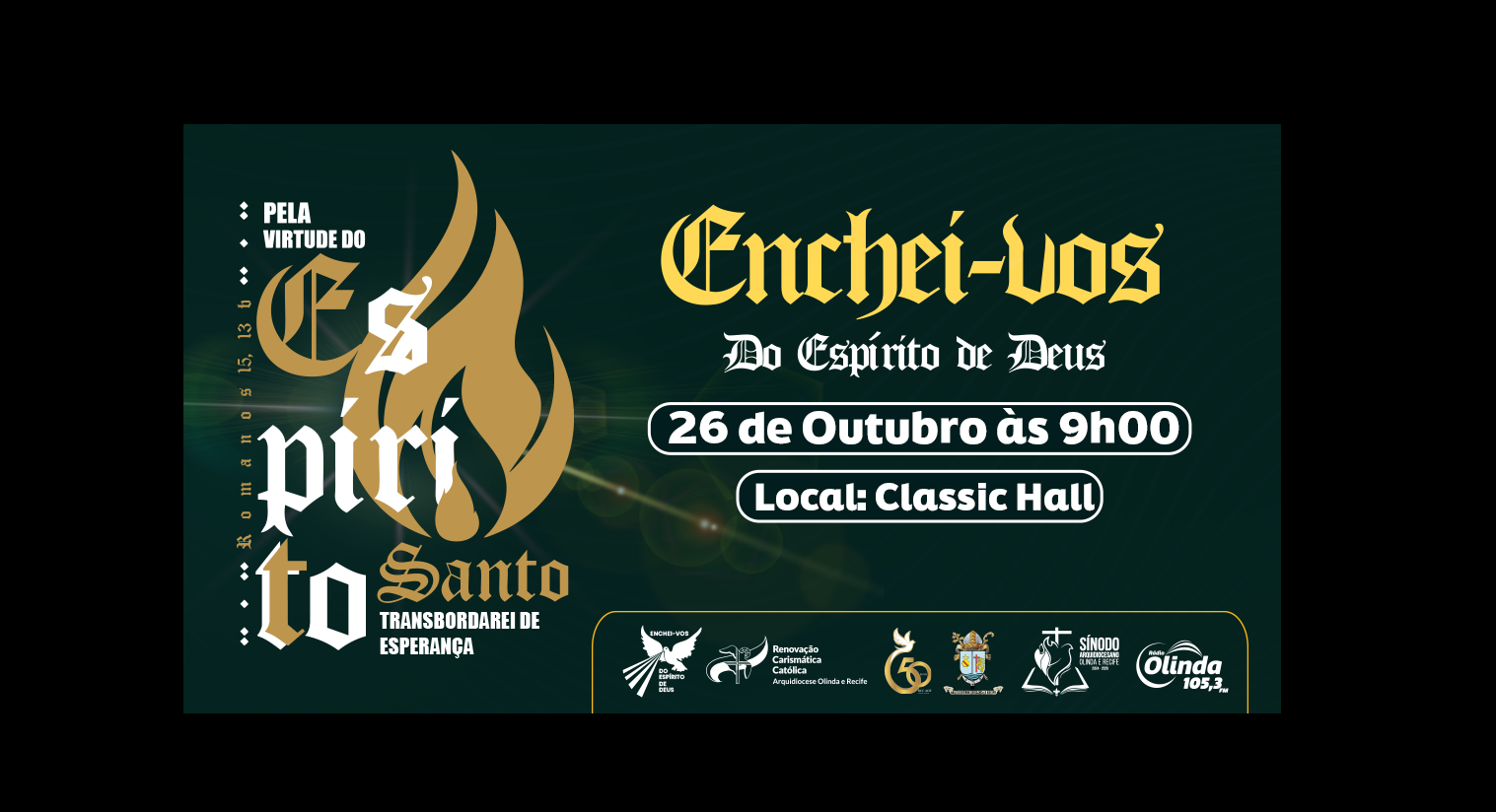 Tudo pronto para o 38º Enchei-vos: milhares de fiéis vão lotar o Classic Hall no dia 26 de outubro!